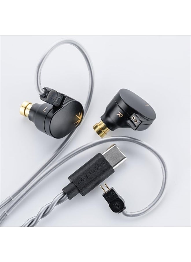 CHU II DSP Headphones High Performance Dynamic Driver USB-C in-Ear Monitors Type-C with Microphone Earphone
