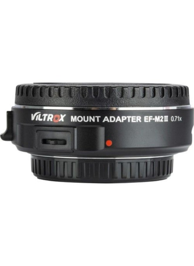 Viltrox EF-M2 II Canon EF Lens to Micro Four Thirds Camera Mount Adapter