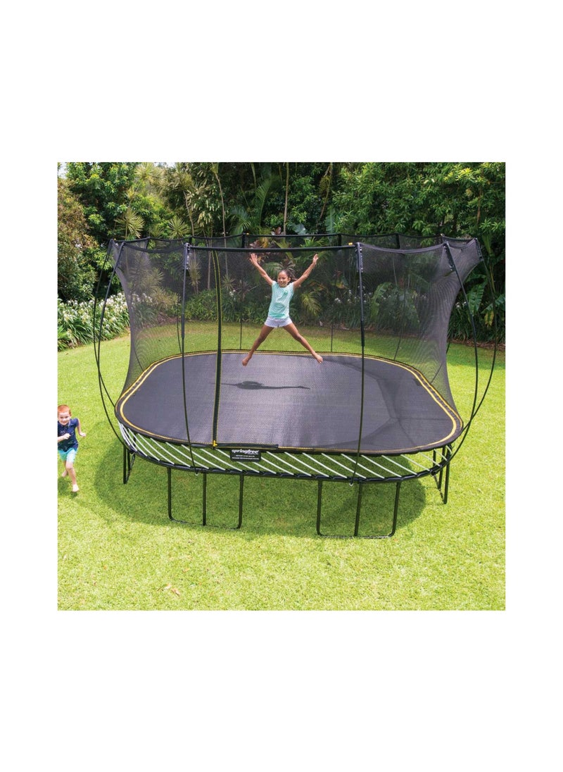 13-Feet Square Trampoline-S155