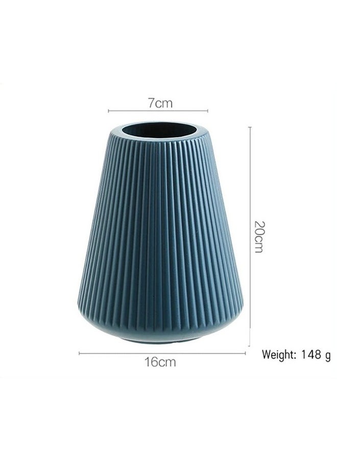 SATYAM KRAFT 1 Piece Big Size Unbreakable & Light Weight Plastic Nordic Design Vase for Gifting,Home,Bedroom,Office Corner,Living Room,Restaurant Centerpieces,Christmas,Wedding Decoration (Pink)
