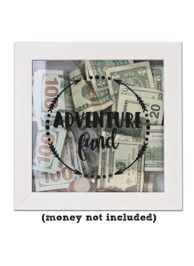 8X8 Adventure Fund White Shadow Box Frame