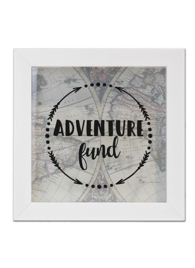 8X8 Adventure Fund White Shadow Box Frame