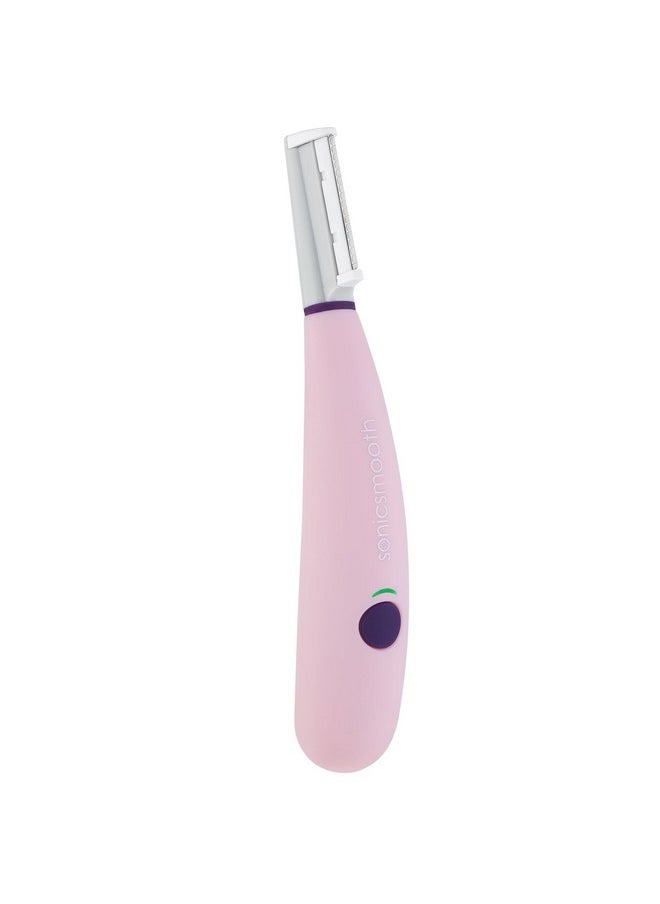 Beauty - Sonicsmooth - Sonic Technology Dermaplaning Tool - 2 In 1 Women’S Facial Exfoliation & Peach Fuzz Hair Removal System With 8 Weeks Of Safety Edges
