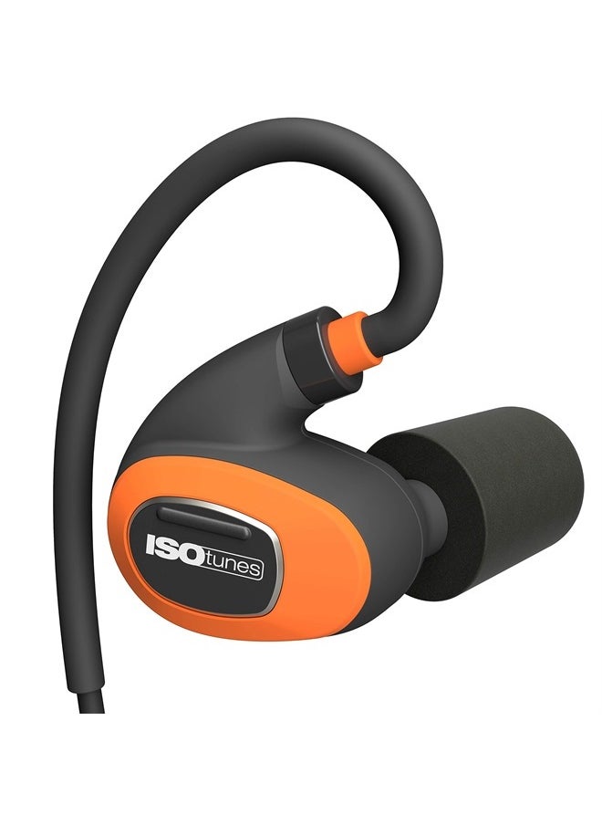 PRO 2.0 Bluetooth Earplug Headphones, 27 dB Noise Reduction Rating, 16+ Hour Battery, IP67 Durability, Noise Cancelling Mic, OSHA Compliant Professional Hearing Protector (Safety Orange)