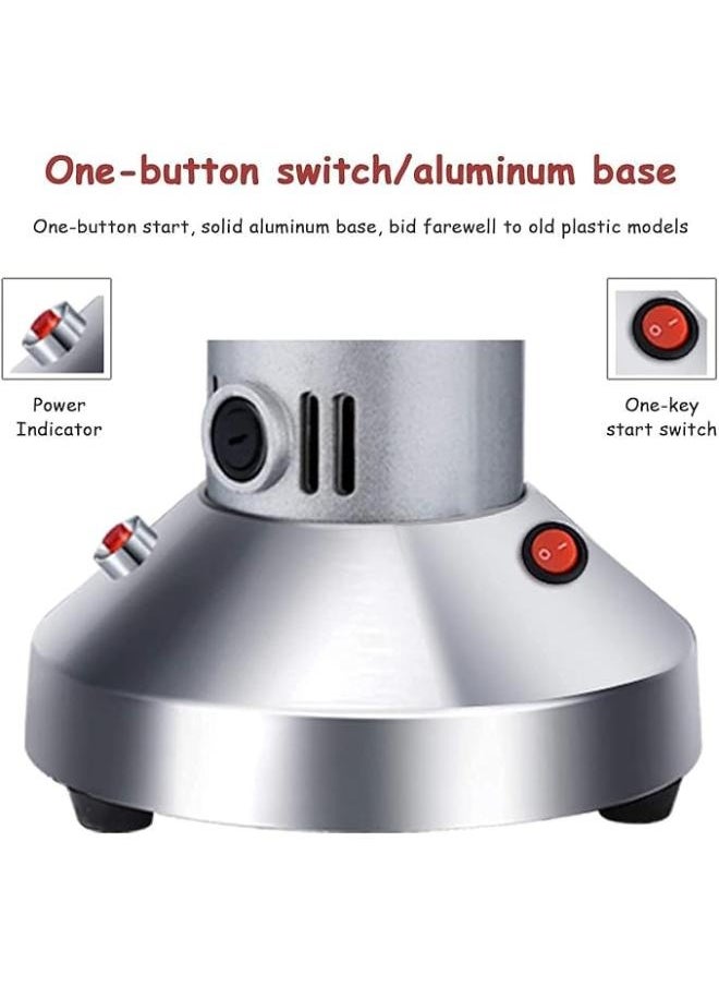 Silver Crest Stainless Steel Electric Cereal Grinder Cereal Grinder Powder Machine Herb Grinder Fast Speed Spice Mill Powder Machine for Kitchen Cereal, Coffee, Pepper, Beans, Nuts Spices