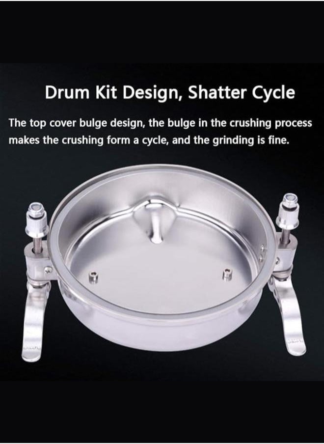Silver Crest Stainless Steel Electric Cereal Grinder Cereal Grinder Powder Machine Herb Grinder Fast Speed Spice Mill Powder Machine for Kitchen Cereal, Coffee, Pepper, Beans, Nuts Spices