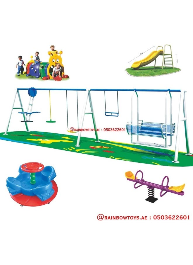 Rainbow Toys Kids Outdoor Adventure Playset