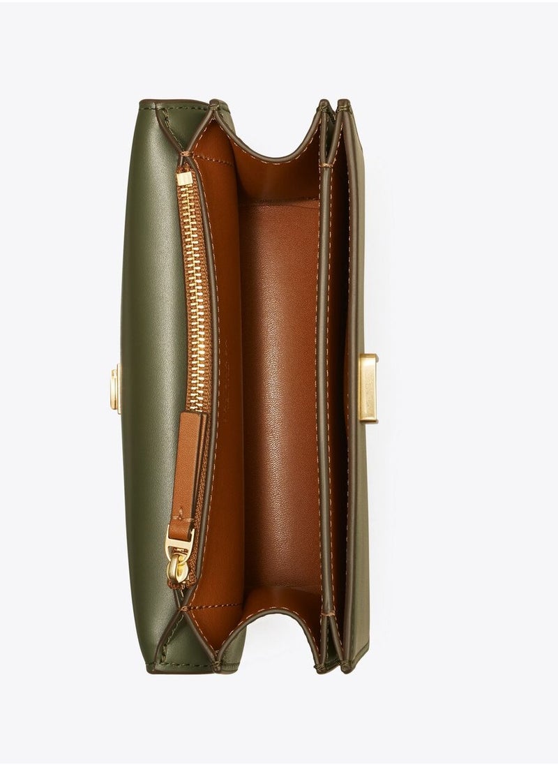 Tory Burch Eleanor Magnetic closure Cowhide leather Chain bag Shoulder bag Crossbody bag