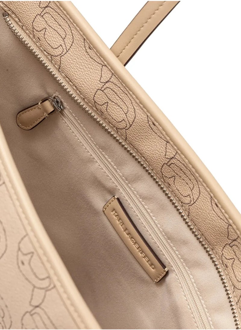 Karl Lagerfeld Paris Ikon Monogram Large Tote Bag