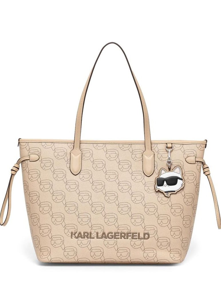 Karl Lagerfeld Paris Ikon Monogram Large Tote Bag