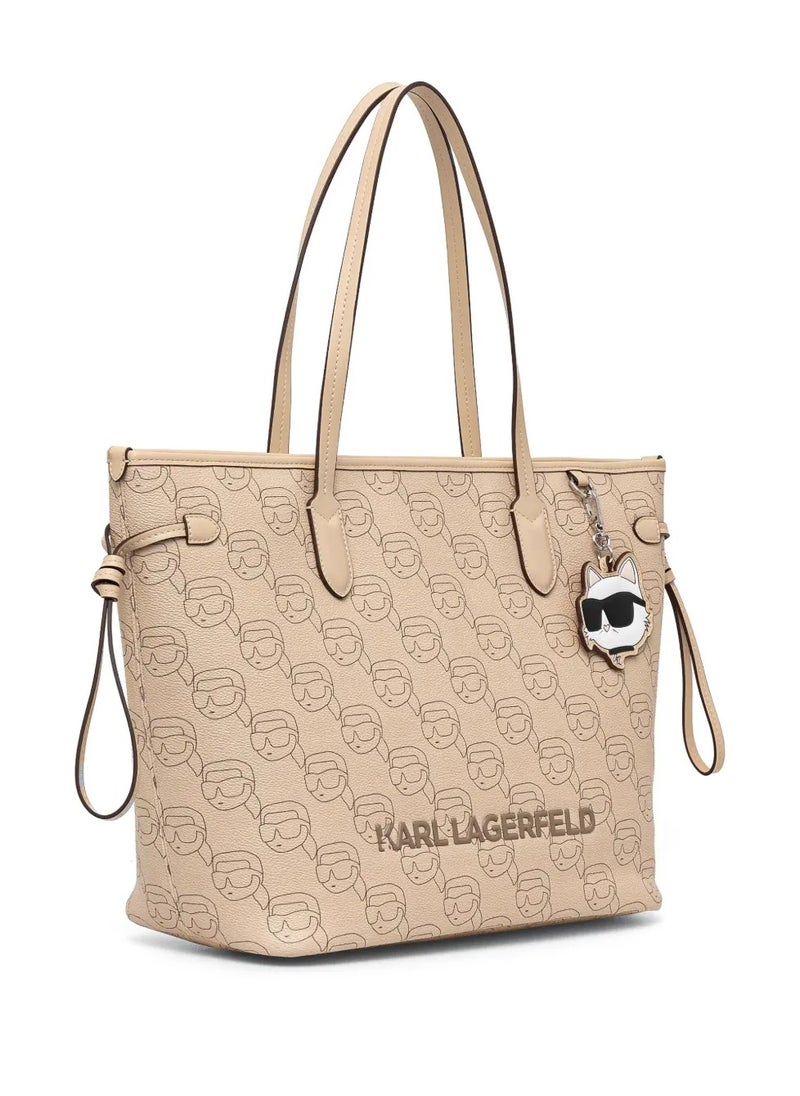 Karl Lagerfeld Paris Ikon Monogram Large Tote Bag