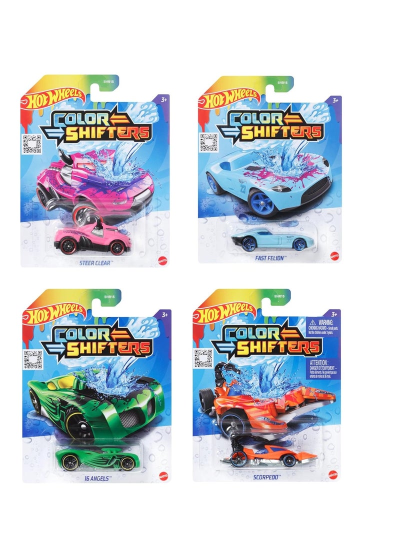 Color Shifters Car Toy Vehicle In 1:64 Scale, Dunk Car In Icy Cold Or Very Warm Water To Change Its Colors 1Piece (Styles May Vary)