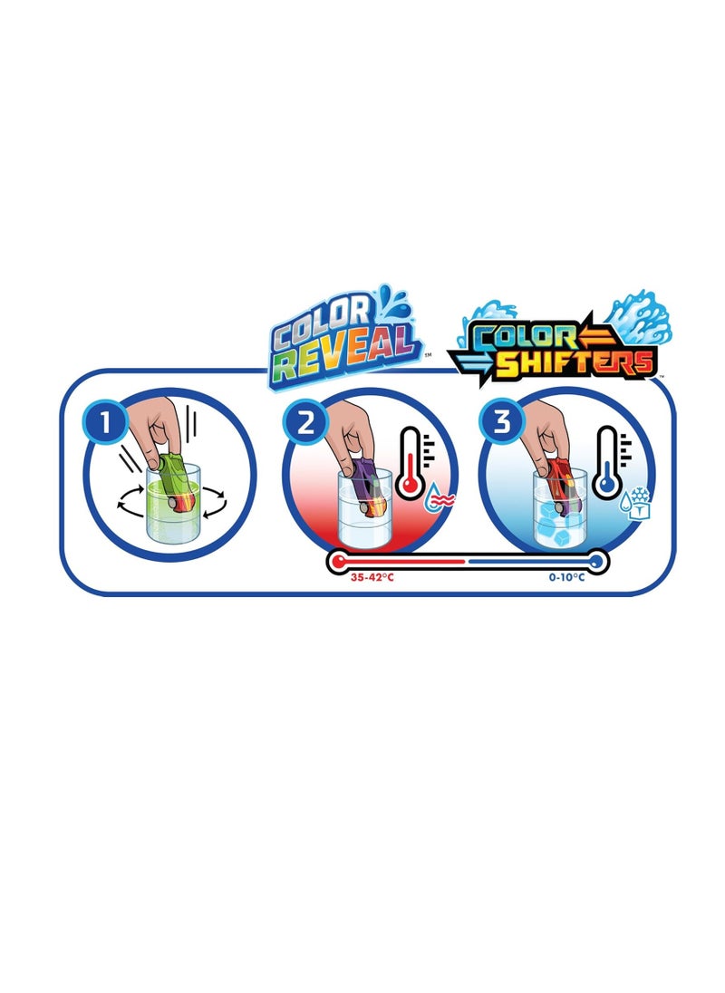 Color Shifters Car Toy Vehicle In 1:64 Scale, Dunk Car In Icy Cold Or Very Warm Water To Change Its Colors 1Piece (Styles May Vary)