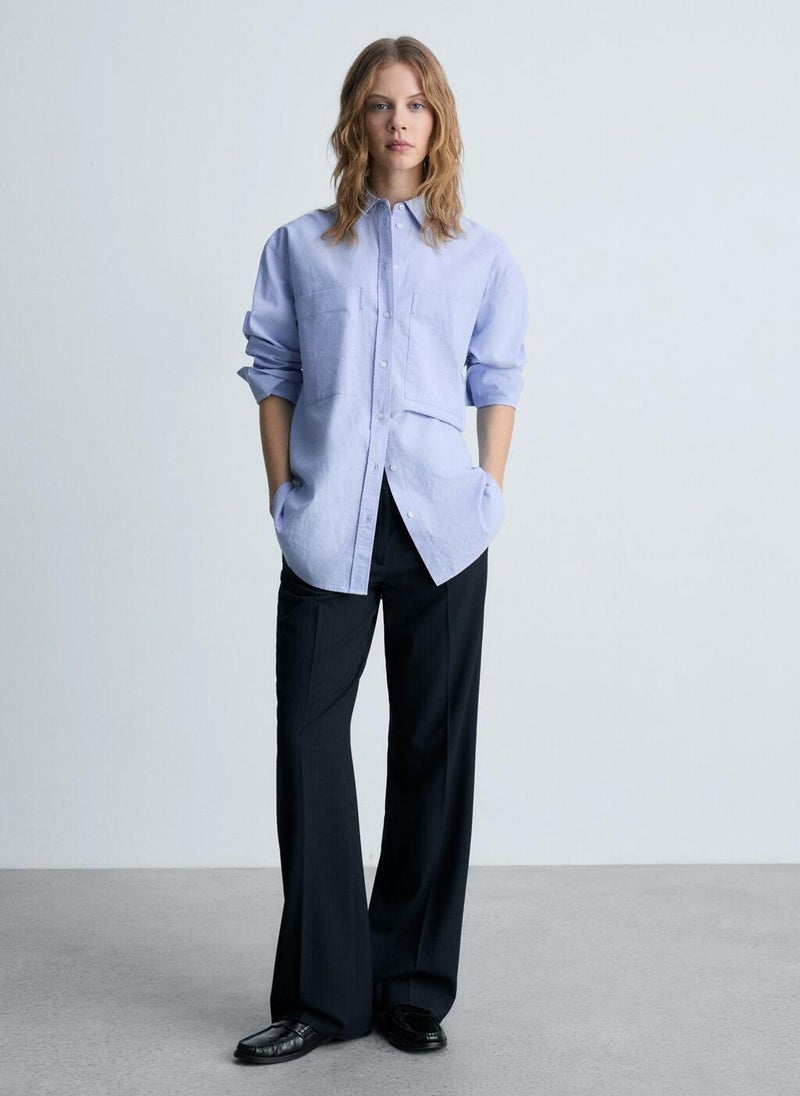 Pinstripe Suit Pants