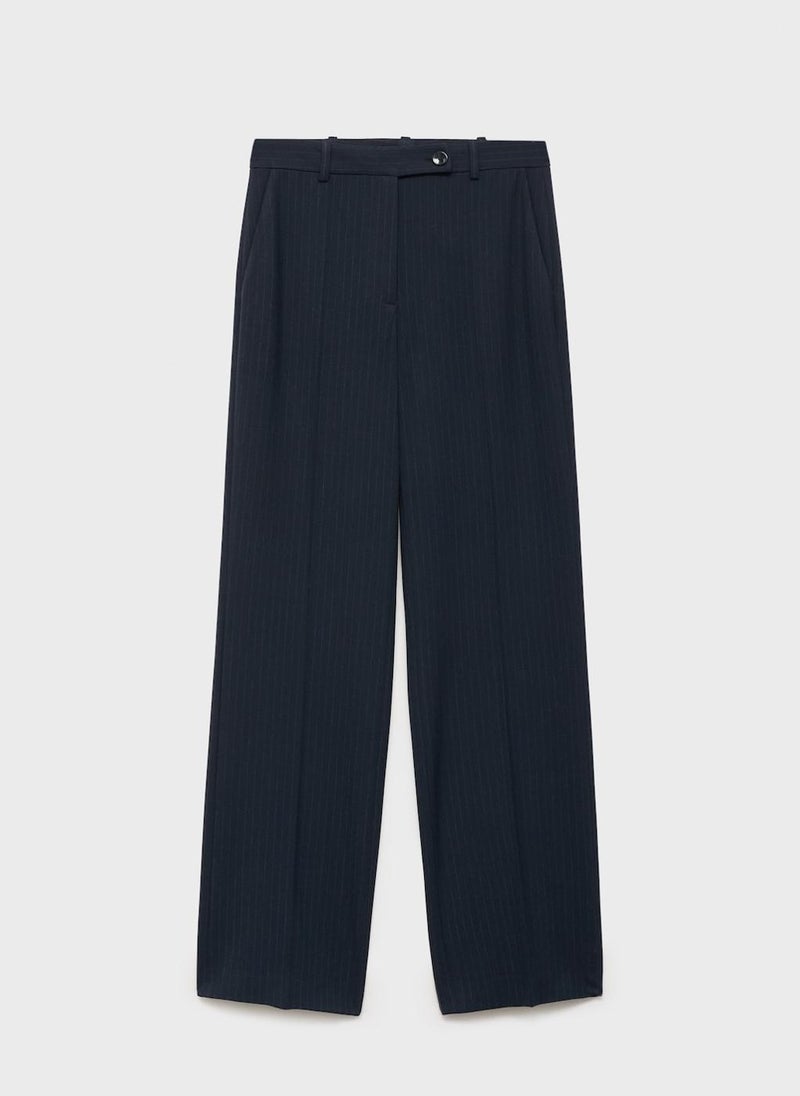 Pinstripe Suit Pants
