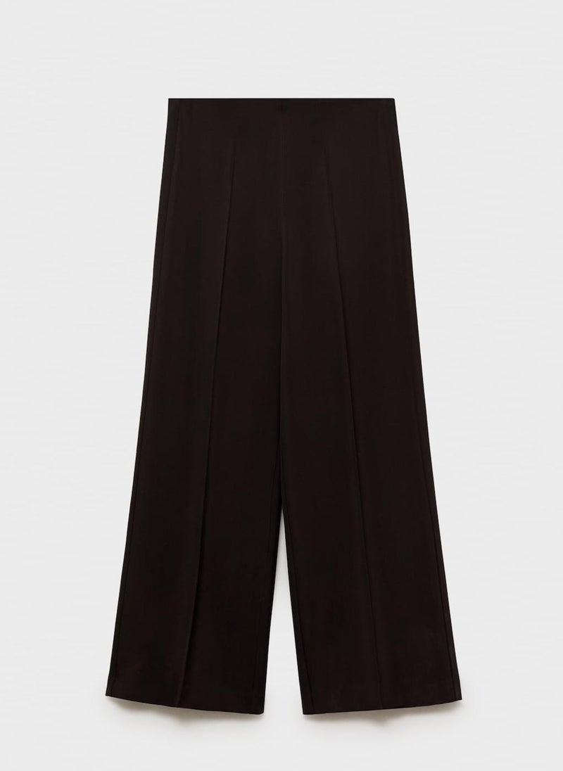 Straight Fit Suit Pants
