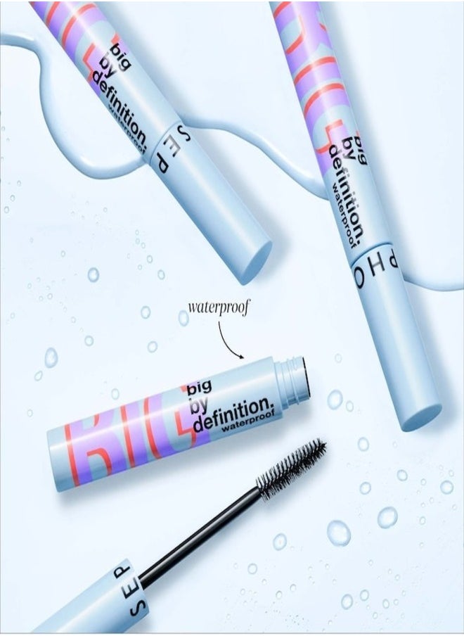 SEPHORA COLLECTION Big By Definition Defining & Volumizing Waterproof Mascara – Ultra Black (Black) 10g | Long-Lasting, Smudge-Proof, and Clump-Free Formula
