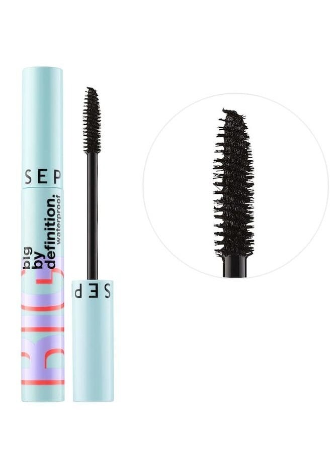 SEPHORA COLLECTION Big By Definition Defining & Volumizing Waterproof Mascara – Ultra Black (Black) 10g | Long-Lasting, Smudge-Proof, and Clump-Free Formula