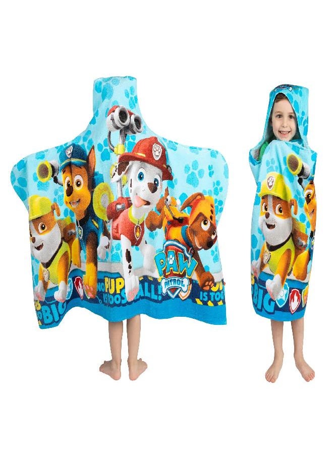 Franco Kids Bath and Beach Soft Cotton Terry Hooded Towel Wrap, 24