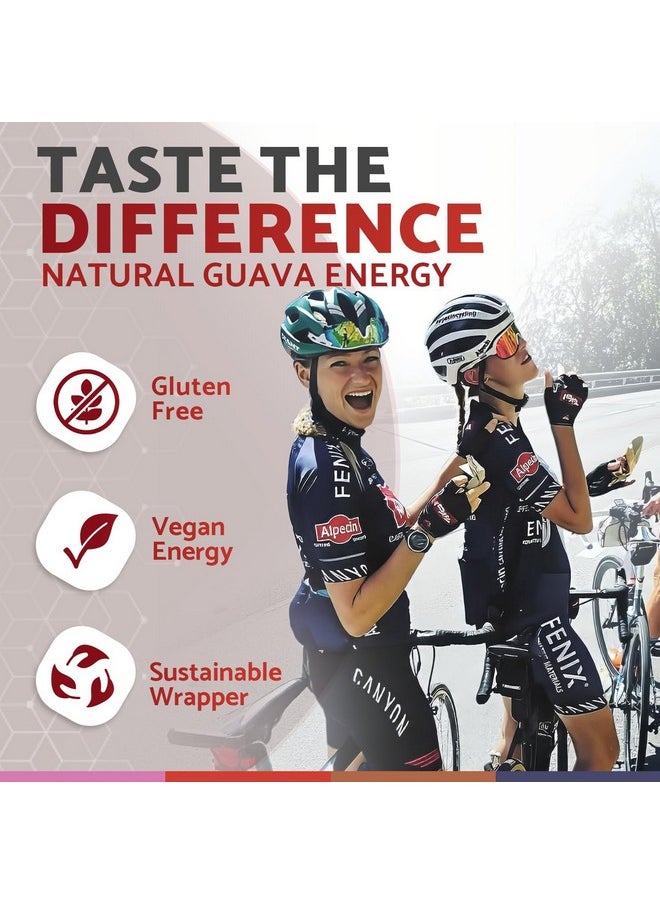 Luchos Natural High Energy Bars, Orange 10 Packs - High Carb Bars For Sports Endurance, Cycling & Workouts - Vegan & Gluten Free - Running Healthy Snack Bars - Nutrition Bars With Compostable Wrappers