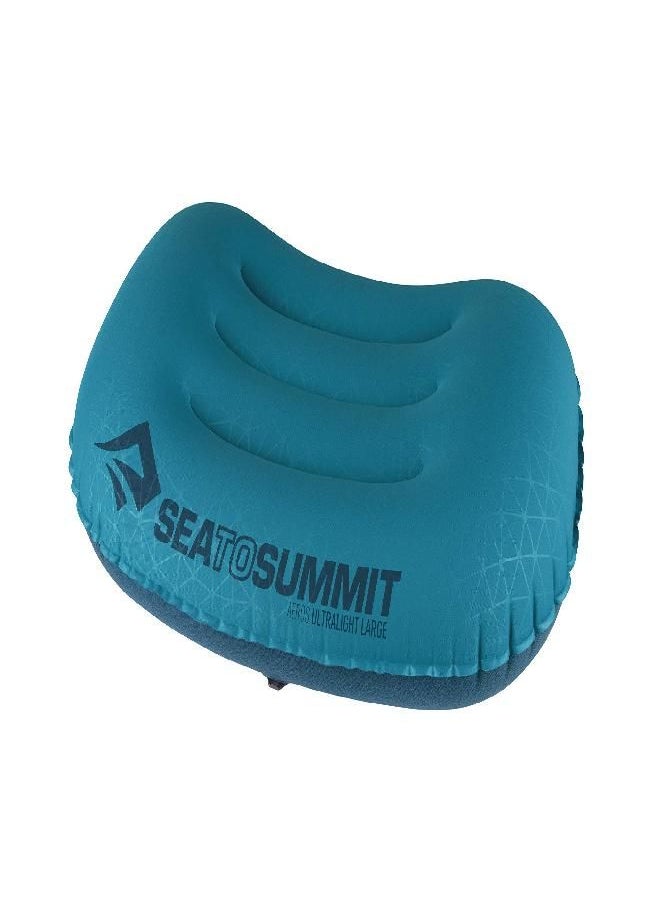 To Summit Aeros Ultralight Inflatable Camping And Travel Pillow, Large (17.3 X 12.6), Aqua