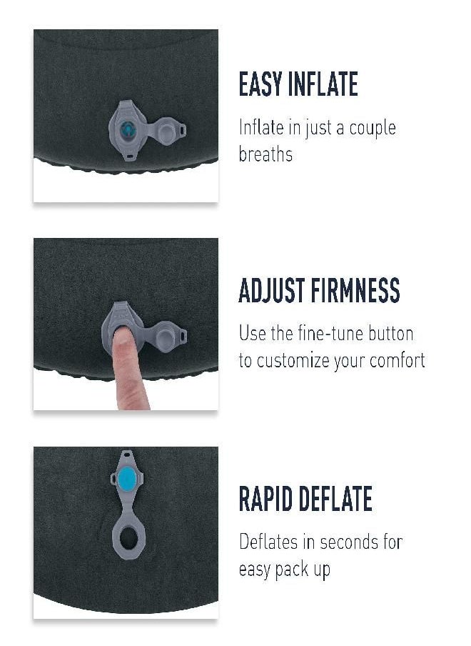 To Summit Aeros Ultralight Inflatable Camping And Travel Pillow, Large (17.3 X 12.6), Aqua