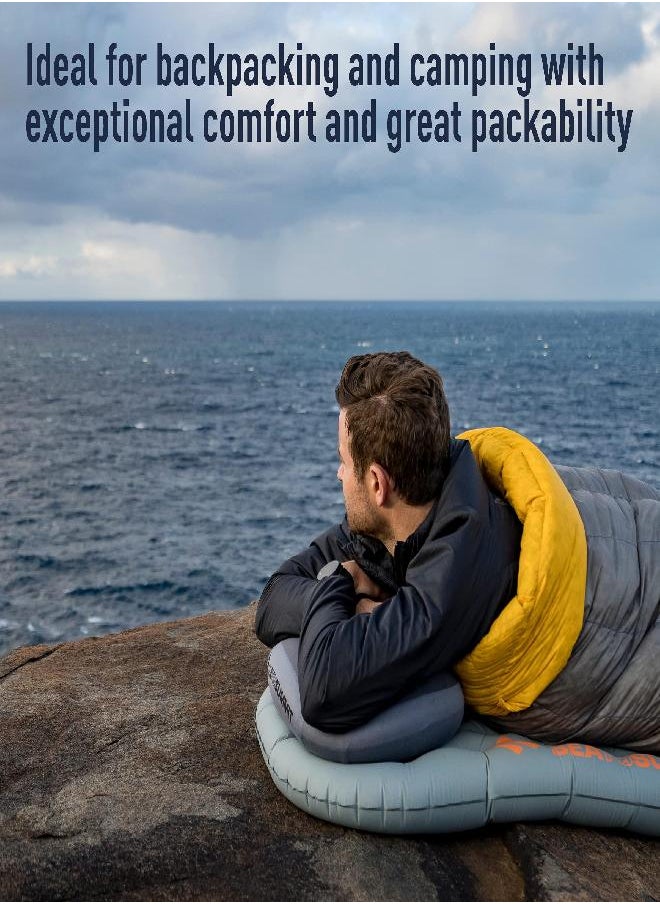 To Summit Aeros Premium Inflatable Travel Pillow, Large (16.5 X 11), Grey