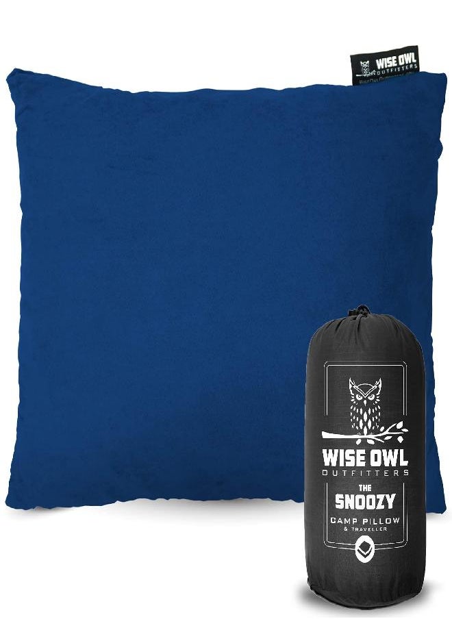 Owl Outfitters Camping Pillow - Travel Pillow, Camping Accessories For Backpacking And Travel - Compressible Memory Foam Pillow - Small/Medium