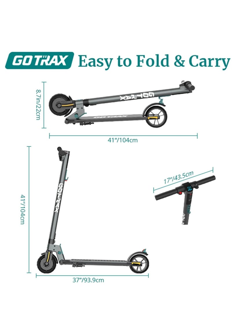 Renewed - G2Plus Foldable Electric Scooter for Adult Teens Age of 8+ with 6