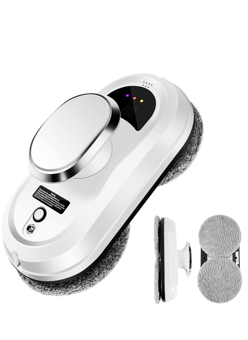 Smart Window Cleaner Robot - 5600Pa Strong Suction, Remote Control - Cleans Windows, Tiles, Glass Doors