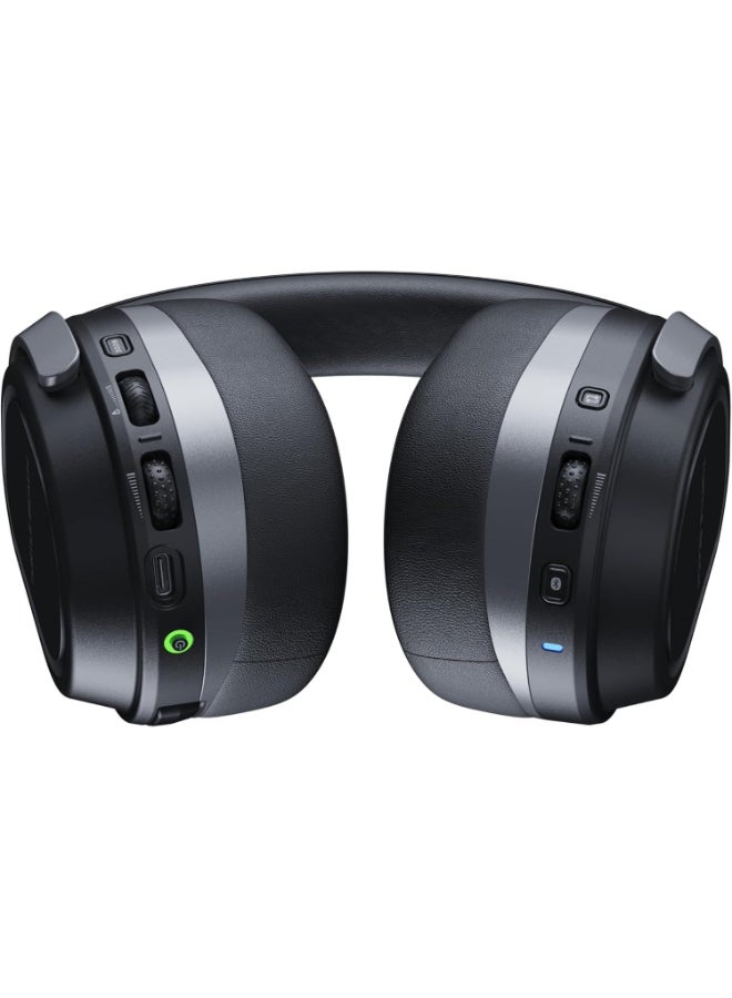 Stealth 700 Wireless Multiplatform Amplified Gaming Headset for PS5, PS4, PC, And Mobile – 60mm Speakers, A.I. Noise-Cancelling Mic, Bluetooth, 80-Hr Battery, Dual Transmitters