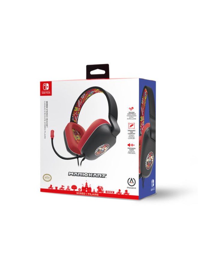 PowerA Nintendo Switch Mario Kart Rivals Stereo Switch Headset