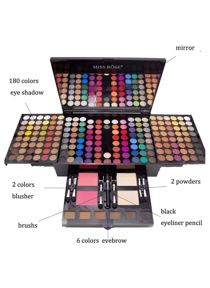 180 Colors Professional Eye Shadow Palette Makeup Set