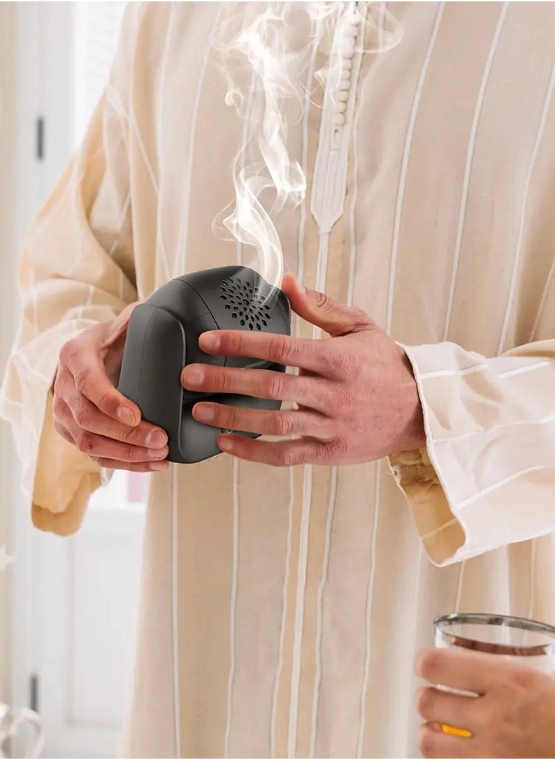 Rotatable Incense Burner 1500 mAh Battery Capacity Type-C Charging Port 700 °C Heating Temperature 2 Minutes Single Burning 90° Rotation LED Indicator