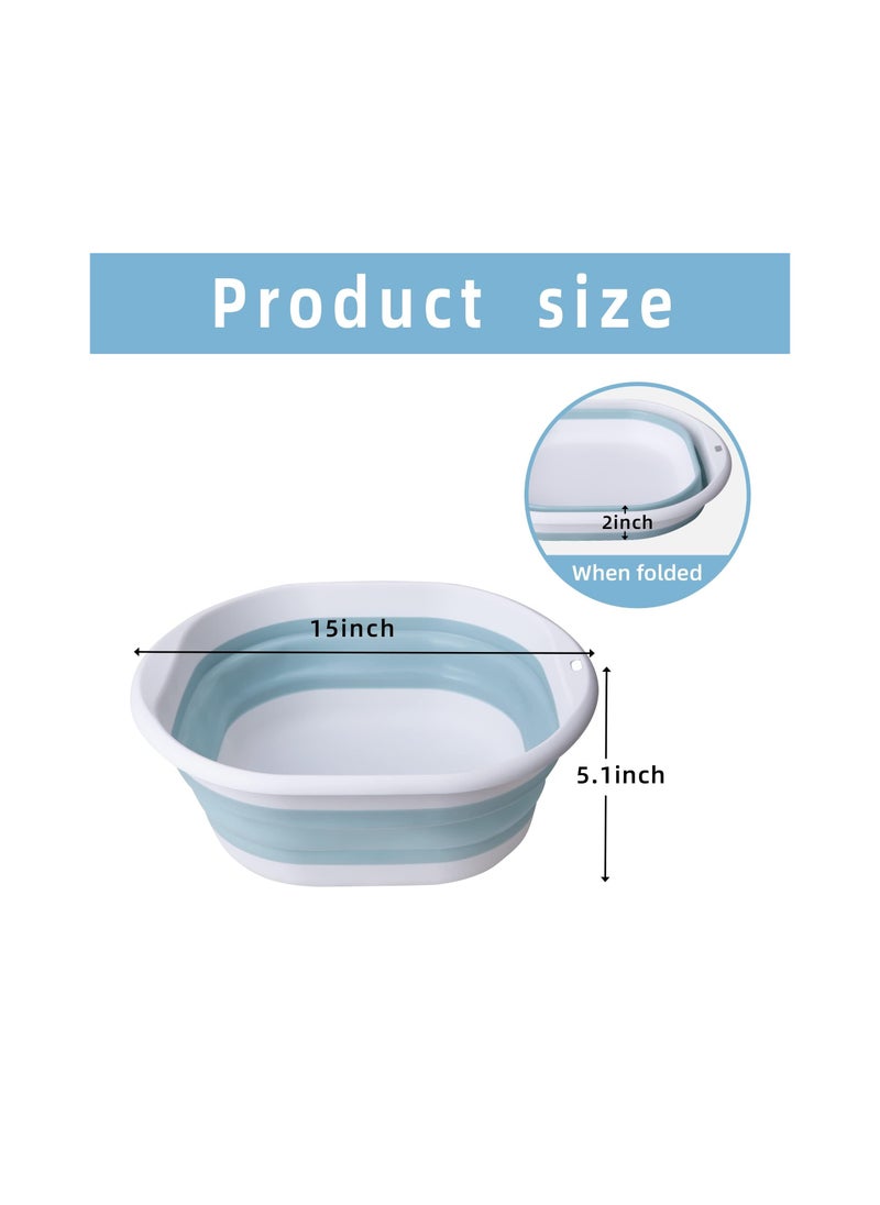 Portable Pool Foot Bath, Collapsible Pool Foot Wash Basin Tub Foot Bath Basin Portable Foot Bath Collapsible Basin Tub Foot Wash Tub Collapsible Basin for Above Ground Swimming Pools Accessories
