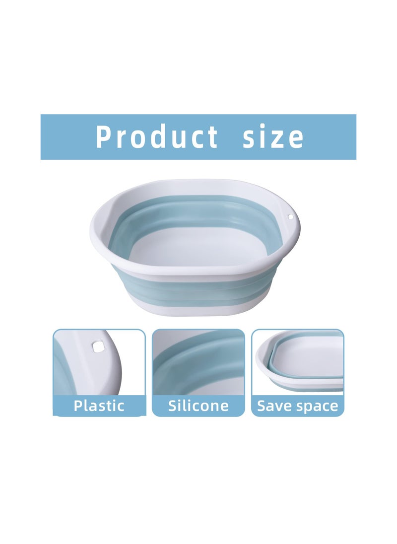 Portable Pool Foot Bath, Collapsible Pool Foot Wash Basin Tub Foot Bath Basin Portable Foot Bath Collapsible Basin Tub Foot Wash Tub Collapsible Basin for Above Ground Swimming Pools Accessories