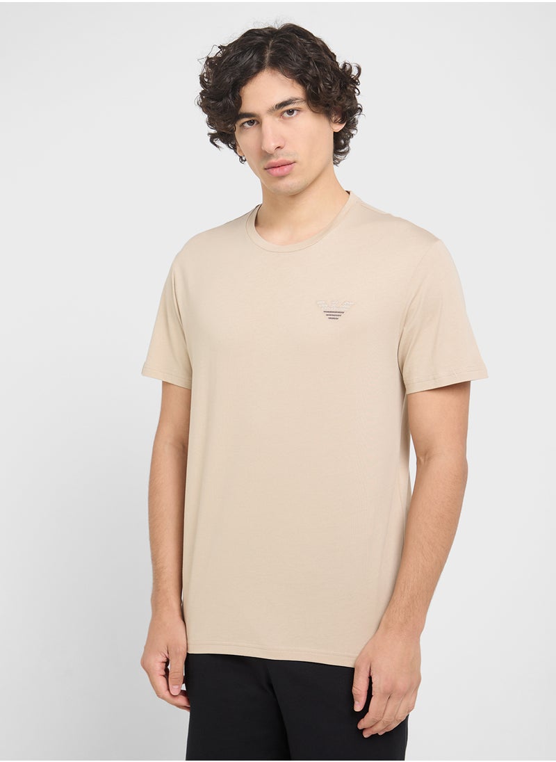 Beachwear Logo Crew Neck T-Shirt