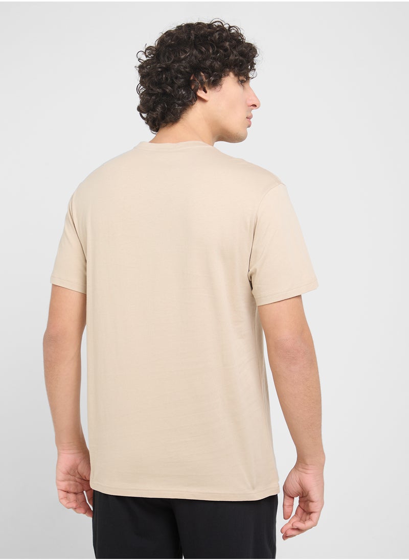 Beachwear Logo Crew Neck T-Shirt