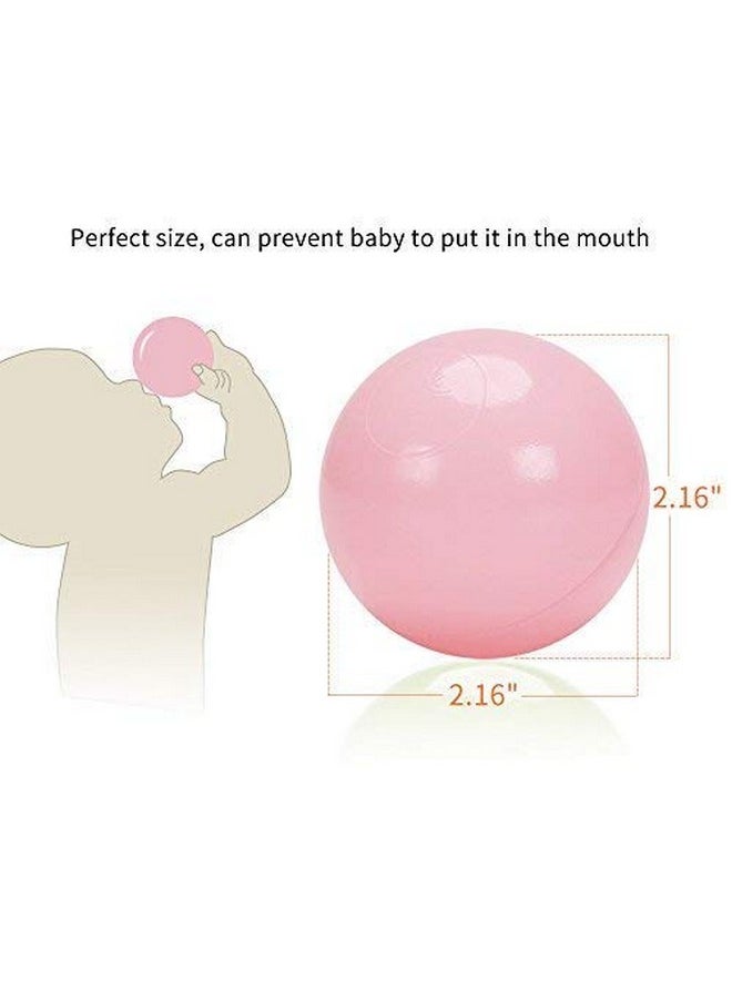Ball Pit Balls 100Pcs Phthalate Free Bpa Free 10 Pearl Colors Balls Crush Proof Stress Balls Swim Pit Fun Toy For Baby Playhouse Pool Birthday Party Decoration (2.16Inches)