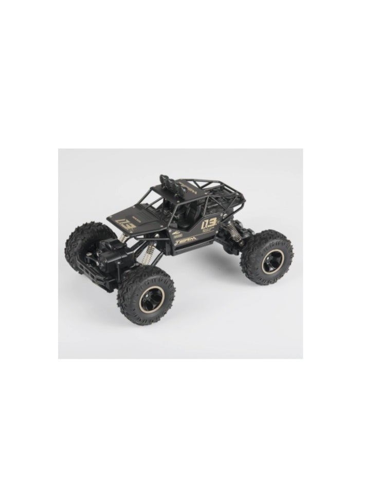 Alloy off-road 4x4 charging RC car high-speed bigfoot climbing racing climbing car suitable for 7+   26cm x 17cm x 13cm, black car