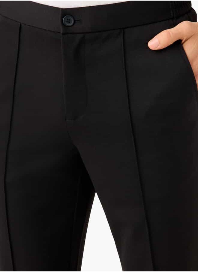 Iconic Regular Fit Trousers with Pockets