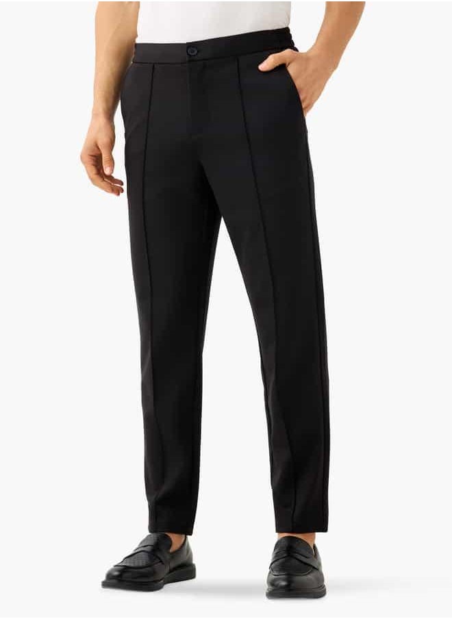 Iconic Regular Fit Trousers with Pockets