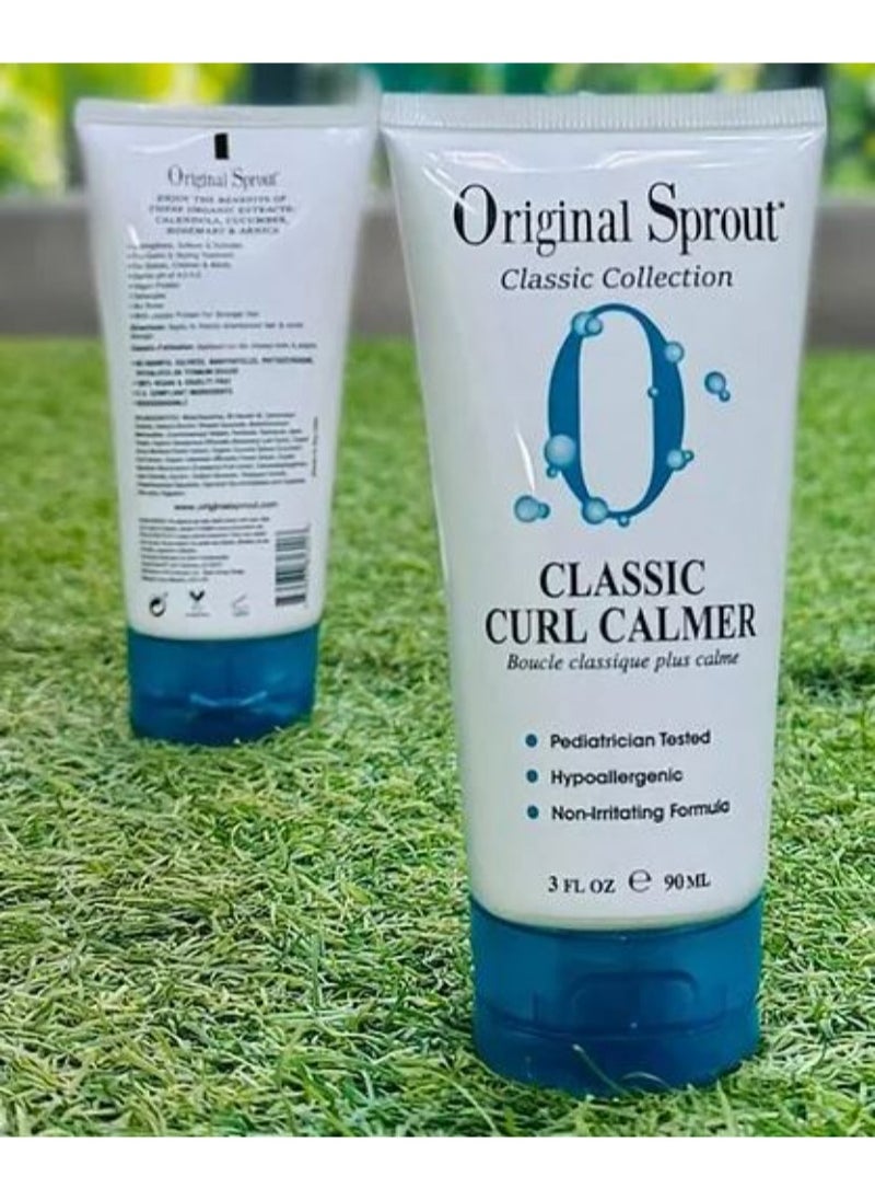 Original Sprout Classic Curl Calmer, Vegan, Non Greasy, Promote Hair Growth, 0 Months+ - 90mL