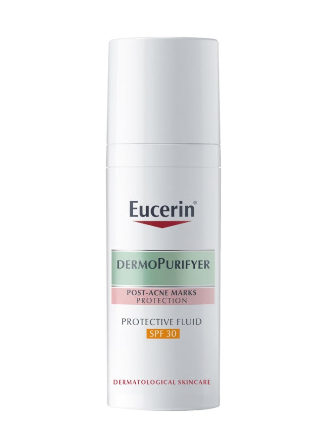 DermoPurifyer Oil Control Protective Face Fluid for Post-Acne Marks Protection  SPF 30 50ml