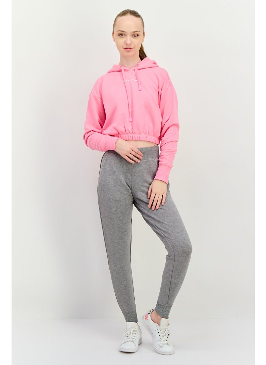 Women Custom Fit Long Sleeves Outdoor Sweatshirt, Pink