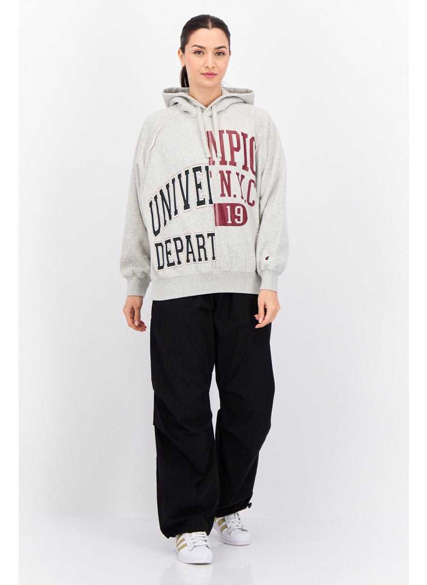 Women Custom Fit Long Sleeves Outdoor Sweatshirt, Grey