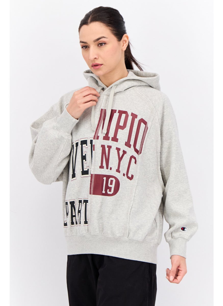 Women Custom Fit Long Sleeves Outdoor Sweatshirt, Grey