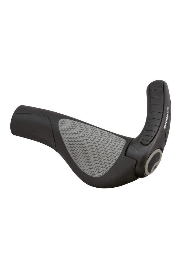 Gp3 Ergonomic Bike Handlebar Grips With Medium Size Bar End Support ; Regular Shifter Large