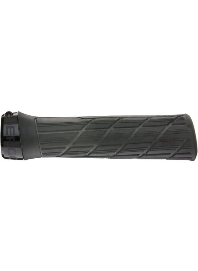 Ge1 Evo Factory Ergonomic Lock On Bicycle Handlebar Grips ; For Mountain Trail And Enduro Bikes ; Regular Fit ; Frozen Stealth