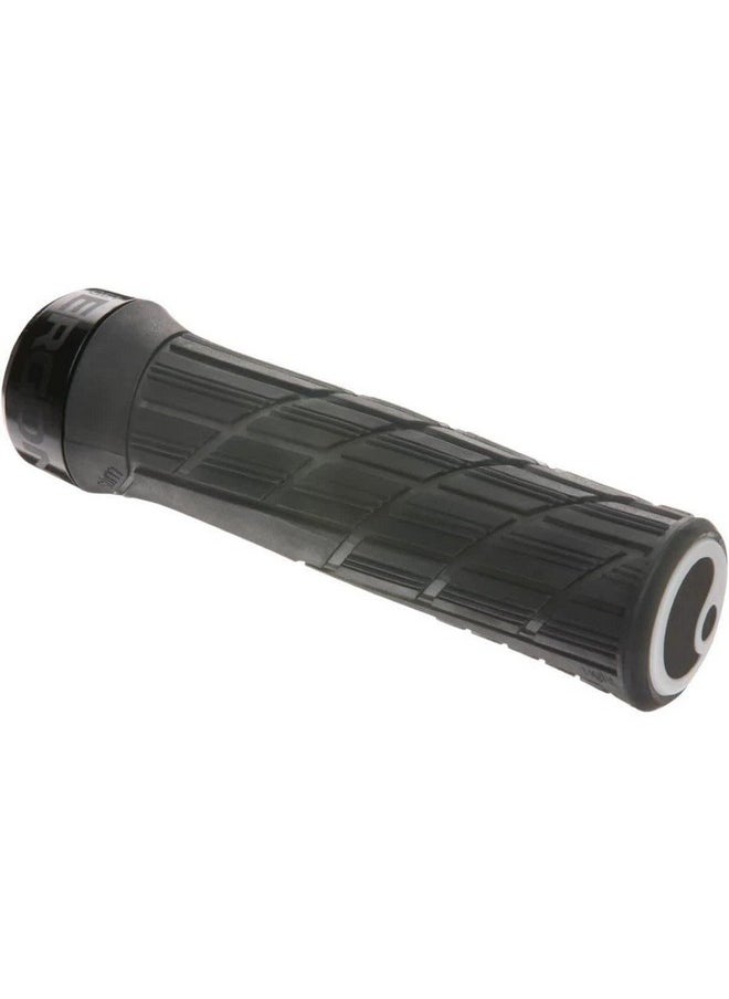 Ge1 Evo Factory Ergonomic Lock On Bicycle Handlebar Grips ; For Mountain Trail And Enduro Bikes ; Regular Fit ; Frozen Stealth